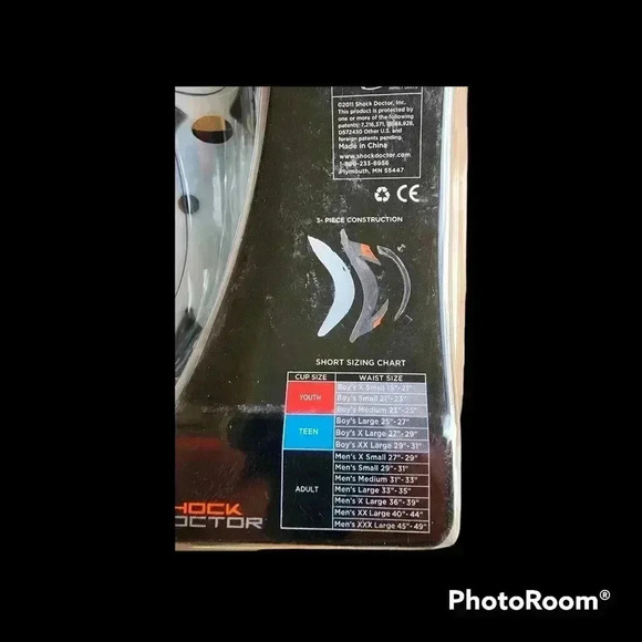 NOS NWT shock Doctor double compression shorts with cup. Size XL. White - Picture 3 of 3